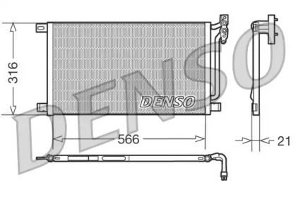 Конденсатор, кондиционер DENSO DCN05003