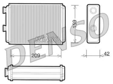 Теплообменник DENSO DRR09070