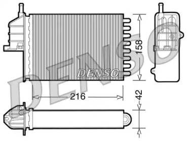 Теплообменник DENSO DRR09080