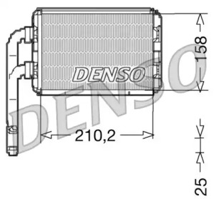 Теплообменник DENSO DRR23016