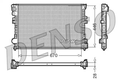 Теплообменник DENSO DRM07050