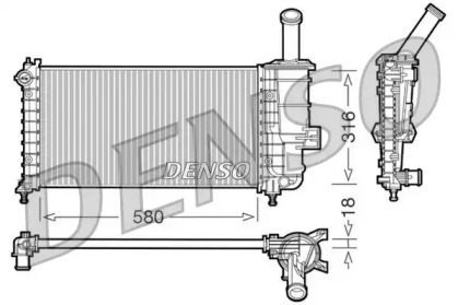 Теплообменник DENSO DRM09100