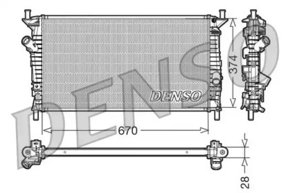 Теплообменник DENSO DRM10074