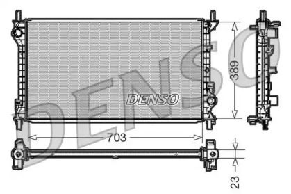 Теплообменник DENSO DRM10108