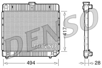 Теплообменник DENSO DRM17020