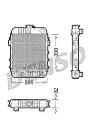 Радиатор, охлаждение двигателя DENSO DRM20061