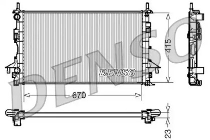 Теплообменник DENSO DRM23083