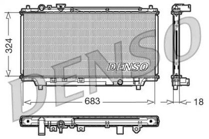 Теплообменник DENSO DRM44002