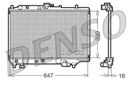 Теплообменник DENSO DRM44006