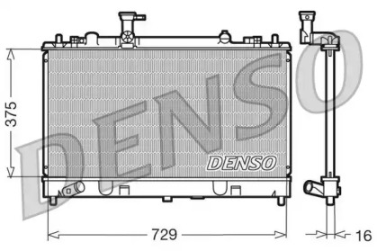 Теплообменник DENSO DRM44011