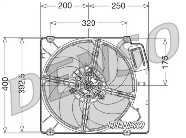 Вентилятор DENSO DER01003