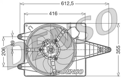 Вентилятор DENSO DER01004