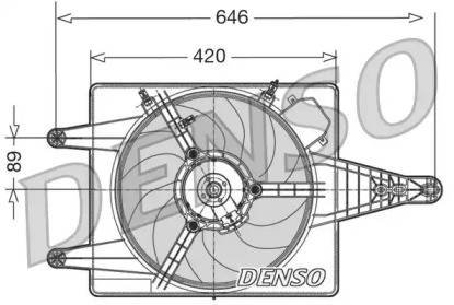 Вентилятор DENSO DER01010