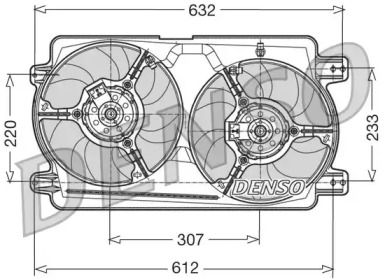 Вентилятор DENSO DER01018