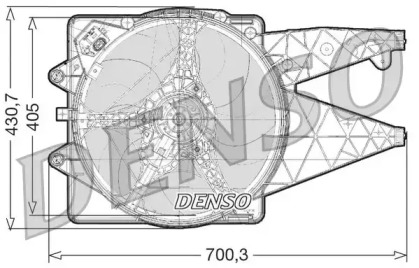 Вентилятор DENSO DER01020