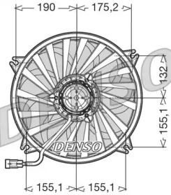 Вентилятор DENSO DER07005