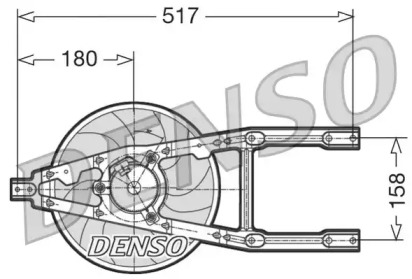 Вентилятор DENSO DER09012