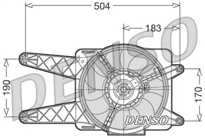 Вентилятор DENSO DER09016