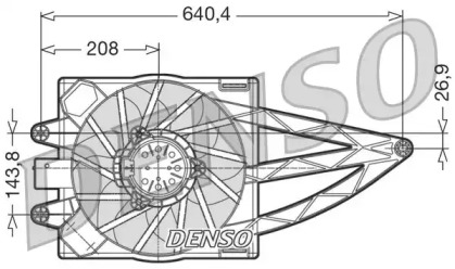 Вентилятор DENSO DER09019