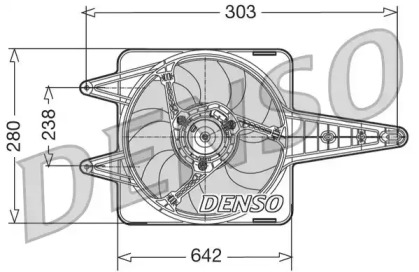 Вентилятор DENSO DER09029