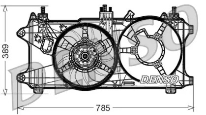 Вентилятор DENSO DER09084