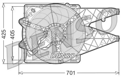 Вентилятор DENSO DER09101