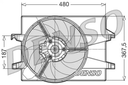 Вентилятор DENSO DER10002