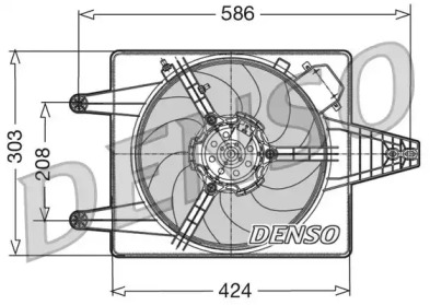 Вентилятор DENSO DER13010