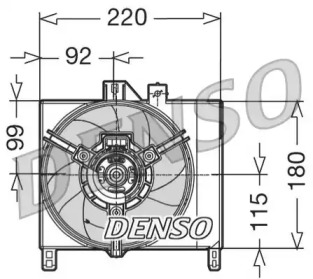 Вентилятор DENSO DER16002