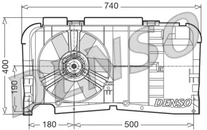 Вентилятор DENSO DER21001