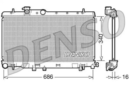 Теплообменник DENSO DRM36006