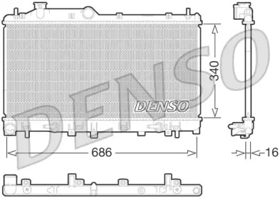 Теплообменник DENSO DRM36015