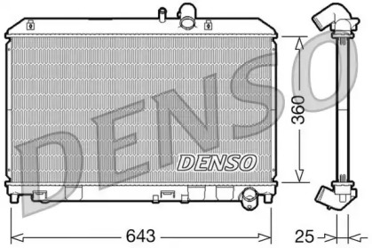 Теплообменник DENSO DRM44013