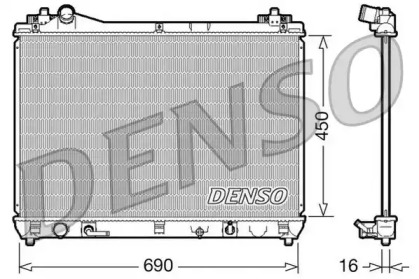 Теплообменник DENSO DRM47017