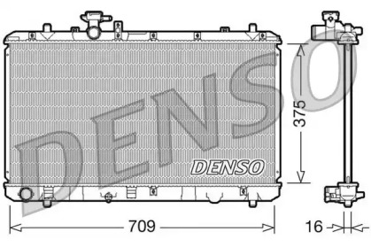 Теплообменник DENSO DRM47023