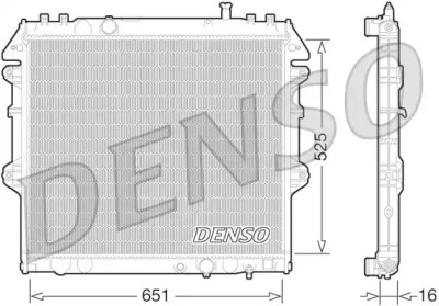 Теплообменник DENSO DRM50069