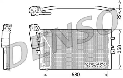 Конденсатор, кондиционер DENSO DCN25003