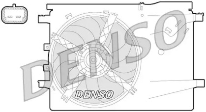 Вентилятор DENSO DER09058