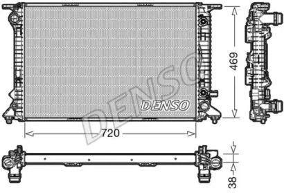 Теплообменник DENSO DRM02023