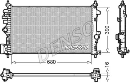 Теплообменник DENSO DRM20110