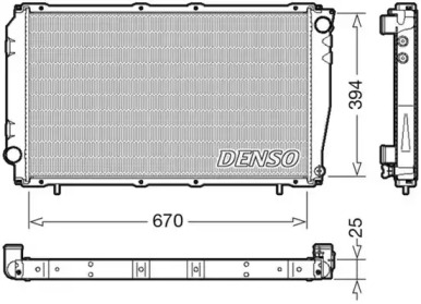 Теплообменник DENSO DRM36016