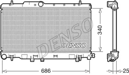 Теплообменник DENSO DRM36019