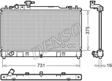 Теплообменник DENSO DRM44036