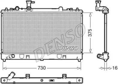 Теплообменник DENSO DRM44037