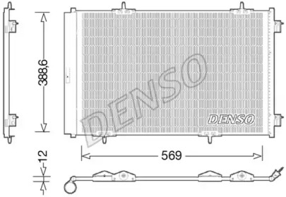 Конденсатор, кондиционер DENSO DCN21030