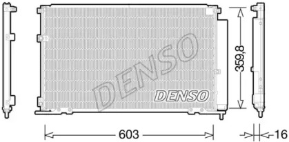 Конденсатор, кондиционер DENSO DCN50047