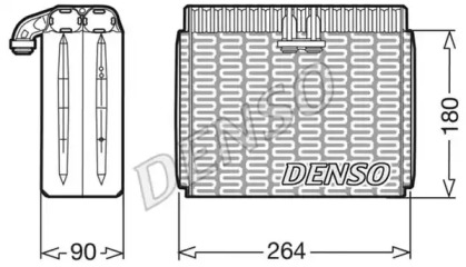 Испаритель DENSO DEV01002