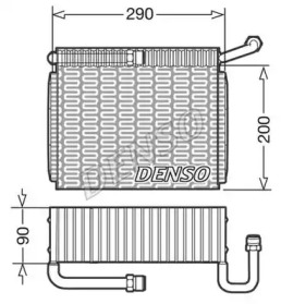 Испаритель DENSO DEV01005