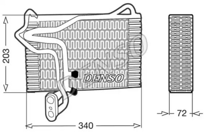 Испаритель DENSO DEV02001