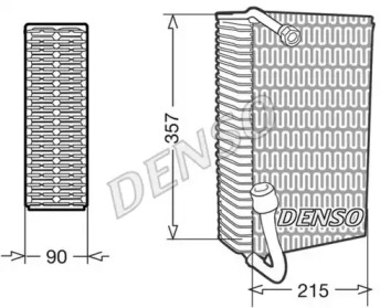 Испаритель DENSO DEV02006